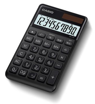 Casio Stylish 10 Large Notebook Calculator, Black, Digits, Format, Type, NS-S10-BK-N