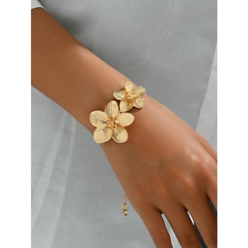 Simple White Bead & Faux Pearl Starfish Shell Jewelry Bracelet, Suitable for Women's Daily Wear and Leisure Travel