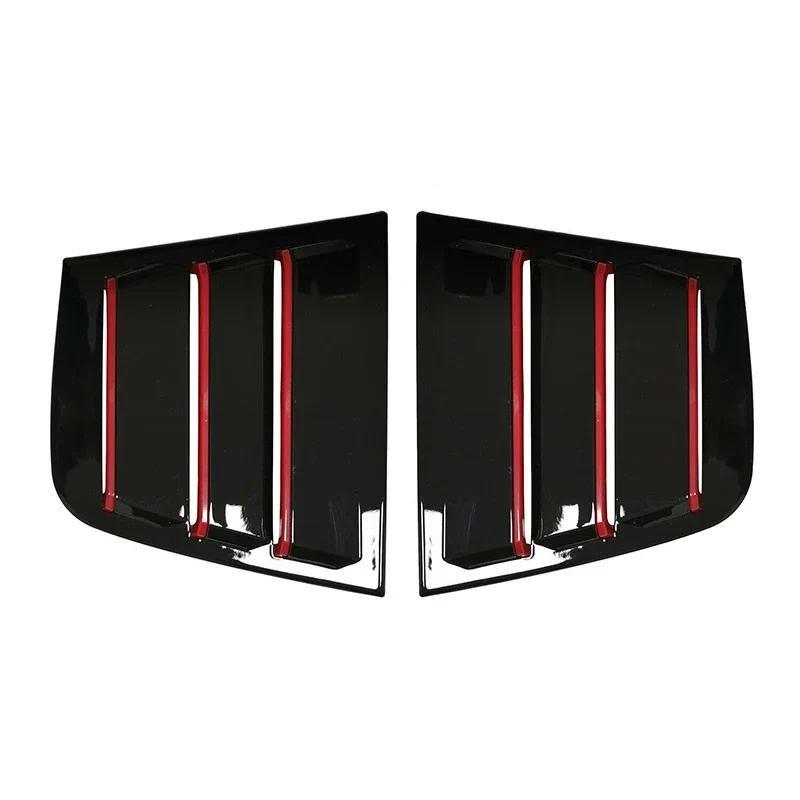 Pre Dodge Charger 2011-2021 Zadné bočné okenné lamely ABS plast 1 pár Auto tienidlo proti slnku Ochrana proti dažďu Jednoduchá montáž