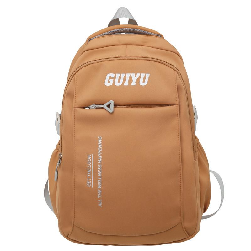 

Korean Version of Trendy Casual Bag Simple Large Capacity Fashionable Backpack Junior High School Campus Student School Bag