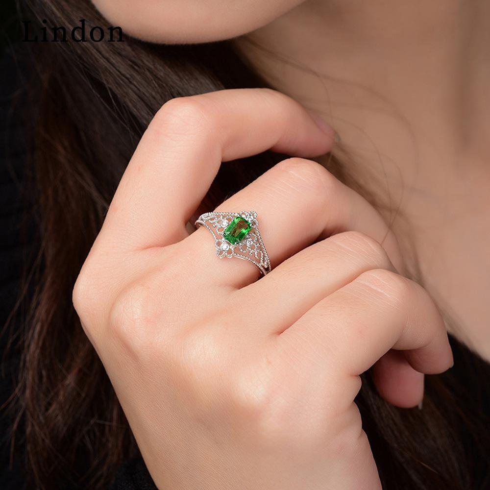 

Классическое кольцо Lindon с цирконием, женские ювелирные изделия, свадебный подарок, вечеринка