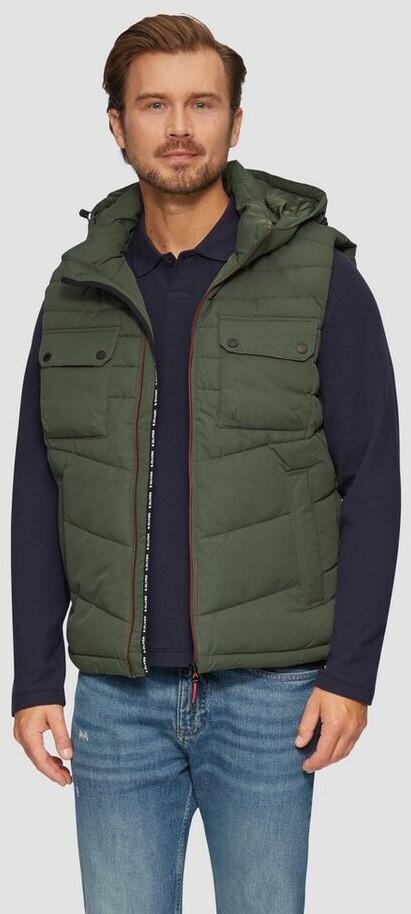 

Зимняя куртка s.Oliver со стеганым жилетом и съемным капюшоном (2150440) зеленый S