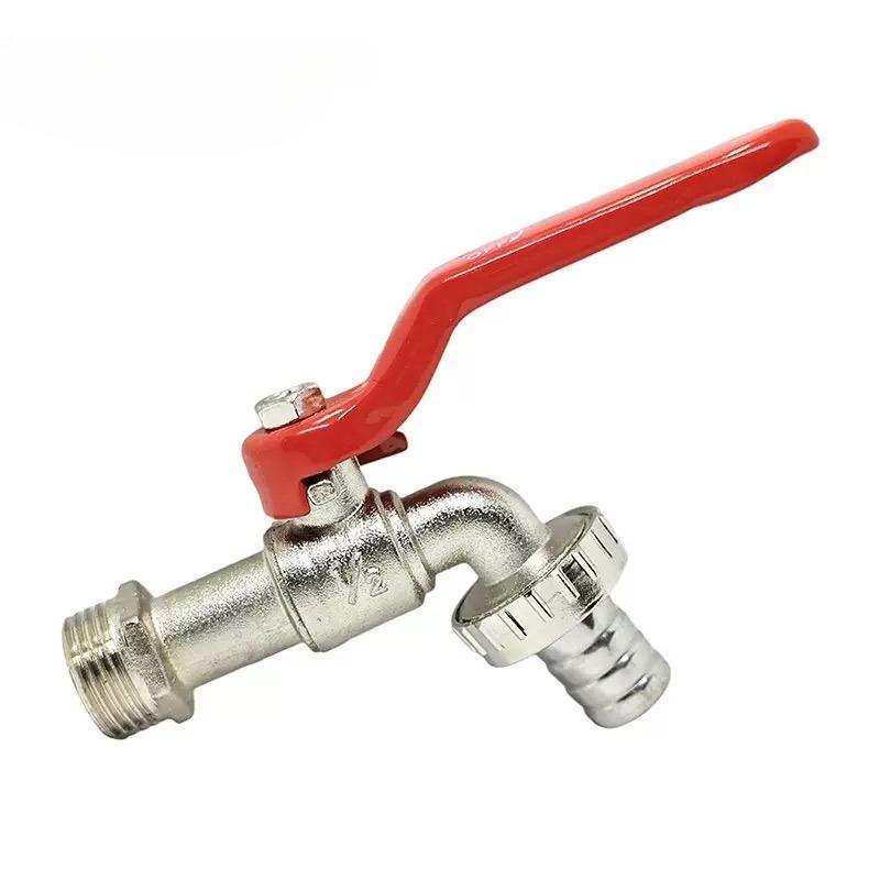 1/2inch Garden Irrigation Faucet Brass IBC Tank Water Tap Single Outlet Valve Replacement Antifreeze Accessories 1PCS