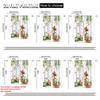 2pcs   Curtain Cloth  print Forest Fox Mushroom Versatile Fabric (without rod) Gifts Perfect for Living Room & Office Decor
