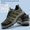 Labor Insurance Shoes, Smash-proof and Puncture-proof, Lightweight and Wear-resistant Sports Shoes, Summer Safety Protection Work Shoes