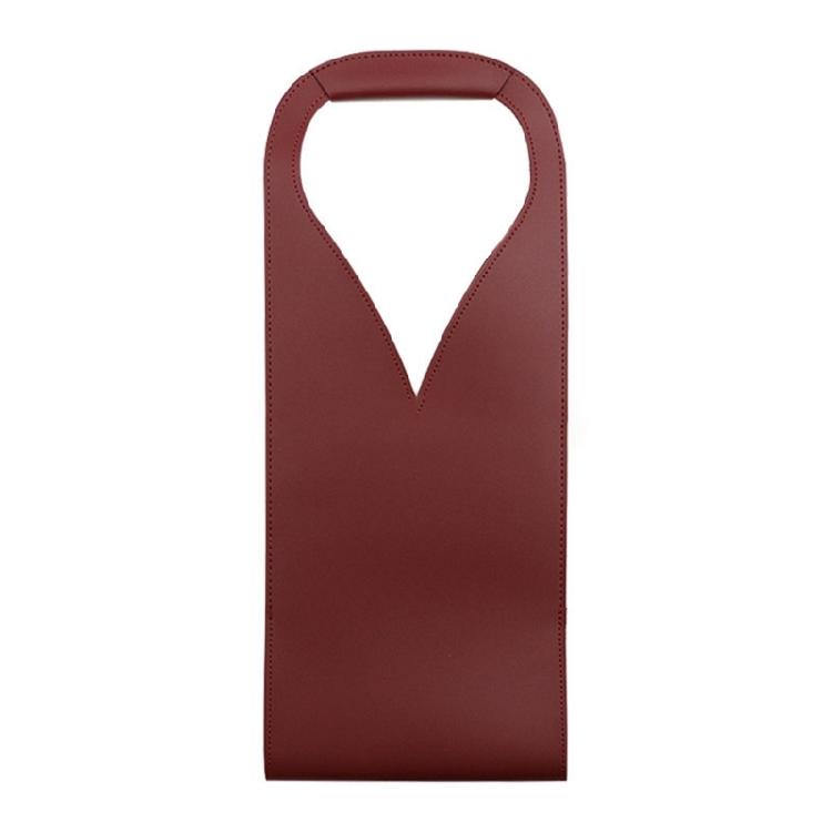Wine Bag Holder PU Leather Wine Case with Soft Interior Wine Bag for Wine Enthusiasts Waterproof Wine Pouches Sleeve