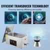 Ultrasonic Cleaner with Digital Timer & Heater, Professional Ultra Sonic Jewelry Cleaner, Stainless Steel Heated Cleaning Machine for Glasses Watch