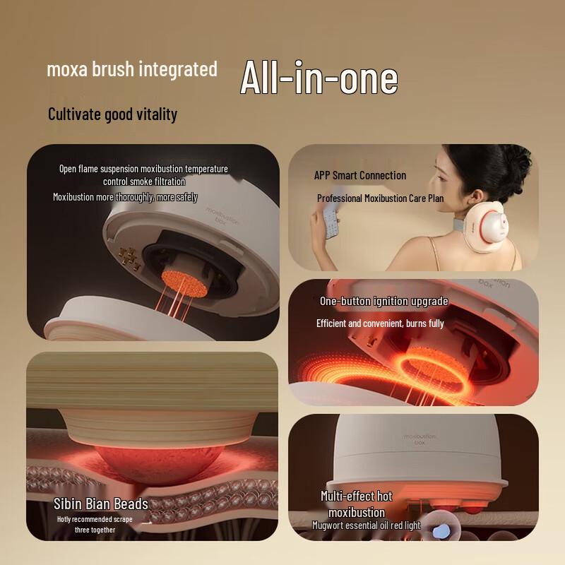 Breo Smart Moxibustion and Gua Sha Massager CN Plug (adapter Included)