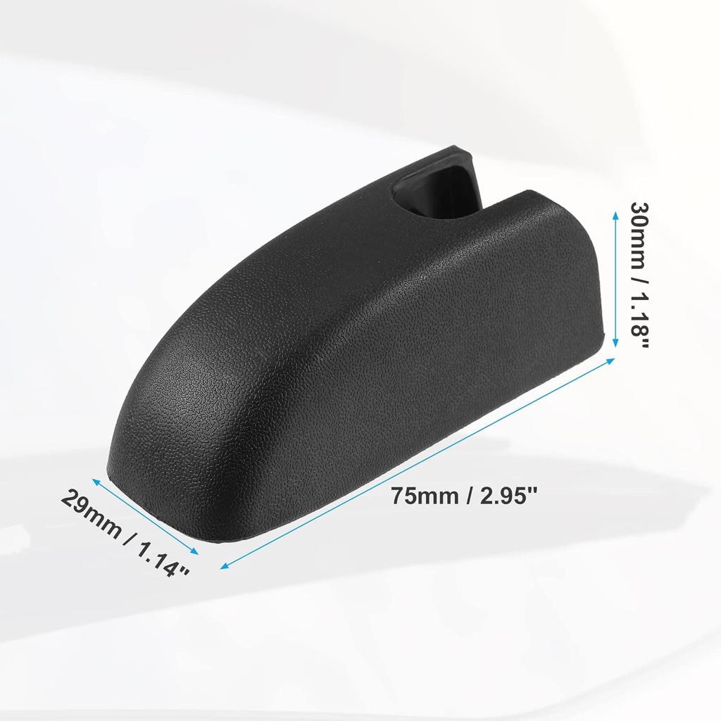 ACROPIX Rear Windshield Wiper Arm Nut Cover Fit for Chrysler Pacifica - Pack of 1 Black