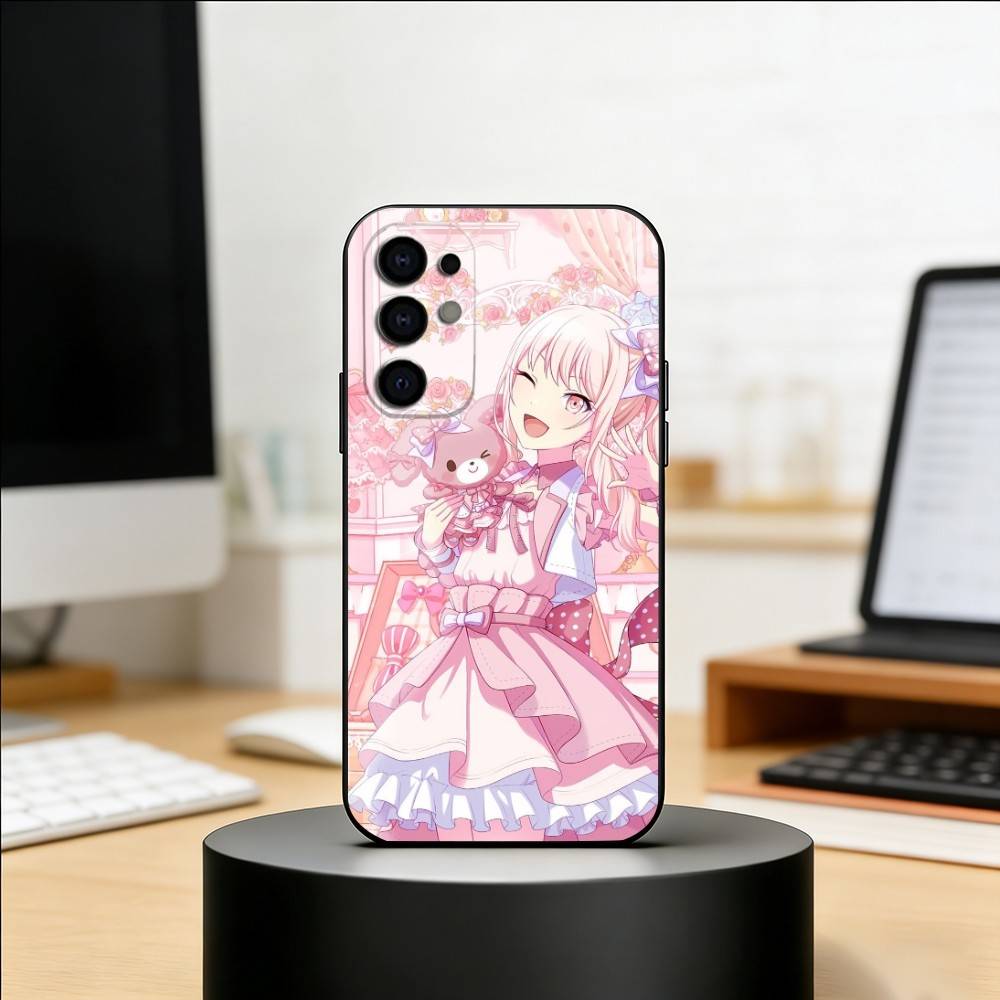 P-Project S-SEKAI Mizuki Akiyama Phone Case For Samsung S25,S24,S21,S22,S23,S30,Ultra,S20,Plus,Fe,Lite,Note,10,Black Cover