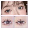 Soft PBT Material Individual Lash Clusters Mixed Length Peacock Fish Lashes  For Beginner