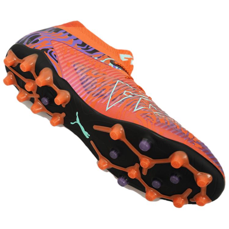 Puma Future 8 Comfortable Mg Soccer Shoes Unisex Soccer Shoes Orange 108430-01
