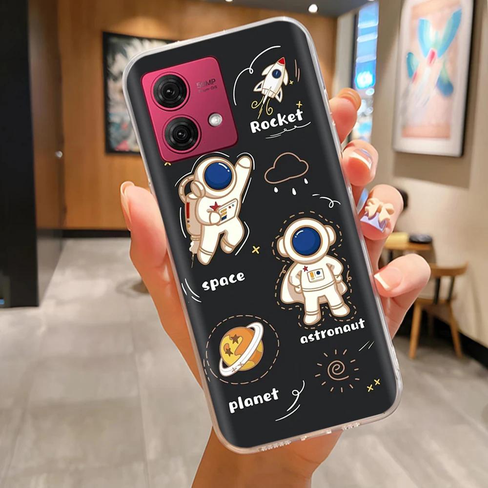 Für Moto G84 Hülle Mode Niedliche Cartoon Rückseite Für Motorola Moto G84 Handy Silikon Hüllen 6,8 Zoll MotoG84 Schutz Fundas