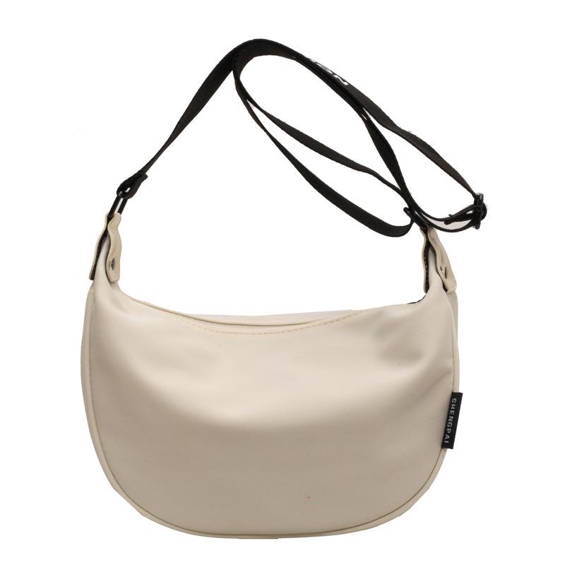 Lazy Wind Crescent Moon Bag Women'S Niche Simple Messenger Bag Dumpling Bag Sports And Leisure Wind Shoulder Bag Large Capacity Women'S Bag