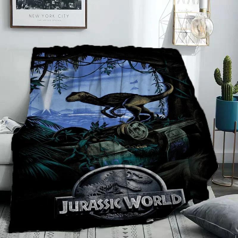 Fluffy Blanket  J-Jurassic Park Bed Sofa Camp Nap Bedroom Decor Bedspread Soft Fleece Home Textile Birthday Wedding Gift Blanket
