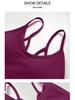Yuka Lian Mei Women's High-Intensity Shockproof Yoga Vest with Built-in Bra