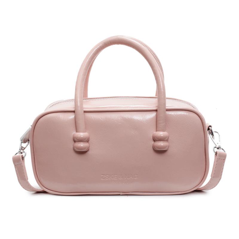 

Сумка премиум-класса в стиле ретро, женская, 2025 новая, большая вместимость, сумка-подушка, универсальная, повседневная, с темпераментом, на плечо, сумка-мессенджер розовый