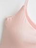 Women's Slim Fit High Elasticity Camisole - Spring/Summer Basic Layer, No Bra Needed, Beautiful Back Design.