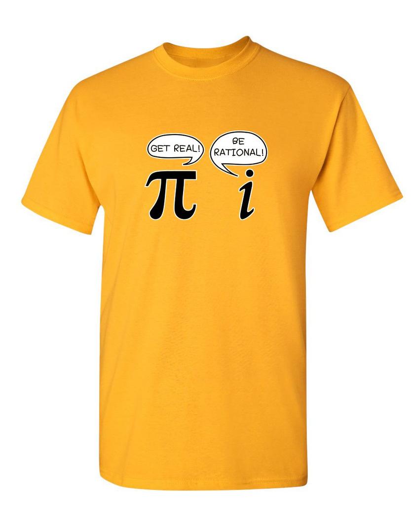 Buď realistický, buď racionální Pí Vtipné Matematický geek Sarkastické Pro dospělé Novinka Vtipné tričko