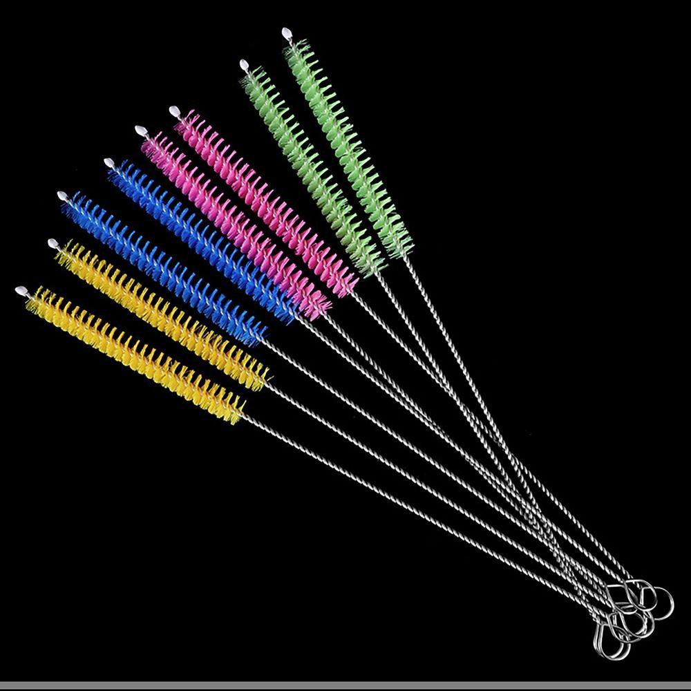 Bottle Accessory Straw Cleaning Brush Nylon Slot Brush Useful Straw Cleaners  for Office Kitchen