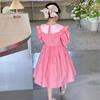 Cute Princess Dress For Girls Summer Stylish Sleeveless Sundress Fashionable Children Clothing