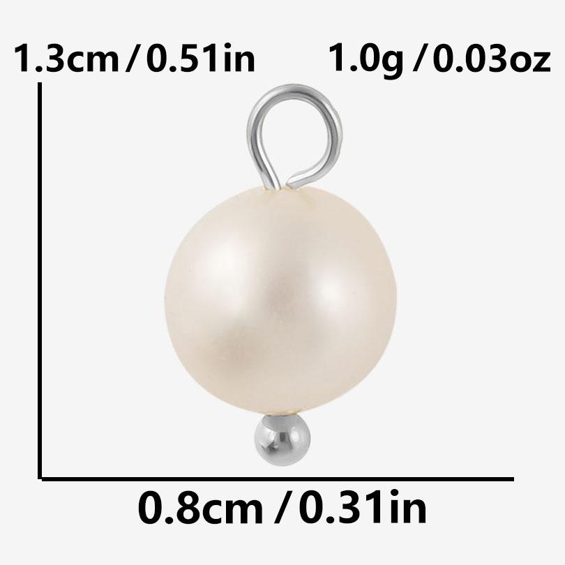 2pcs Irregular Round Three-Dimensional Real Shell Pearl Charm For Jewelry Making Supplies Handmade Sea Beach Accessories Pendant