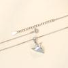Thousand Paper Crane Pendant Necklace Women'S Fashion Ins Simple Temperament Niche Design Sense Ins Premium Durable