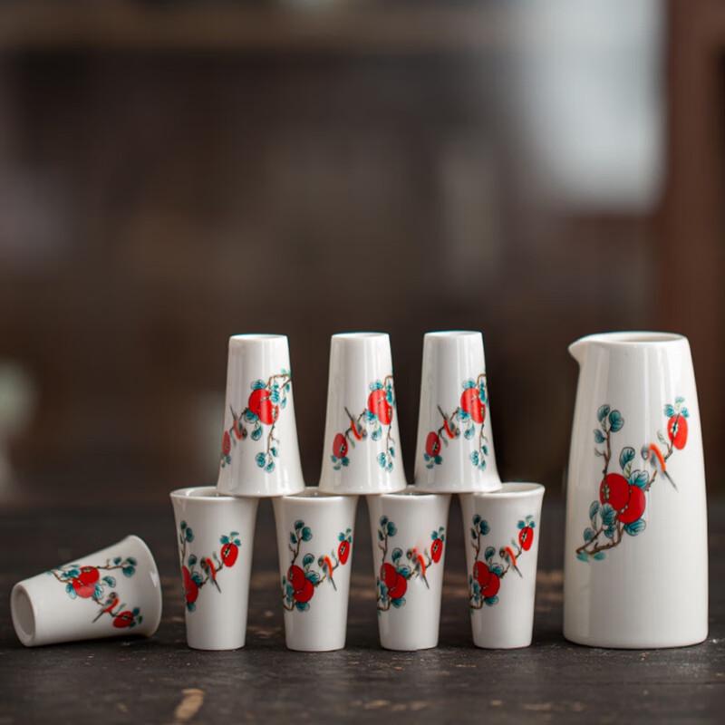 Auspicious Cloud Ceramic Baijiu Set