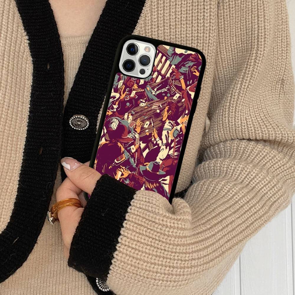 Game Red Dead R-Redemption Phone Case For IPhone 17 16 Pro Max Air 13 12 Mini 14 15 Plus 11 PC+TPU Back Cover