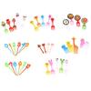 8/10/24Pcs Mini Fruit Forks For Children Toothpick Lunch Party Pick Dessert Fork Snack Decoration Bento Decorating