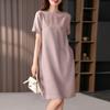 ZANZEA Women Casual O-neck Short Sleeve Summer Dress