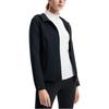 Fila Fitness Knitted Hooded Comfortable Long Sleeve Jacket Women Jackets Deep-Black A11W511503F-BK
