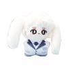 Lock Keychain Blue Cute Cartoon Girl Backpack Decorative Hanging Plush Doll