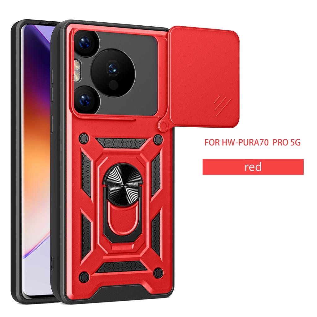 Applicable to Huawei Pura70Pro shunjia push window mobile phone case P60Pro bracket nova15Pro anti-drop protective case