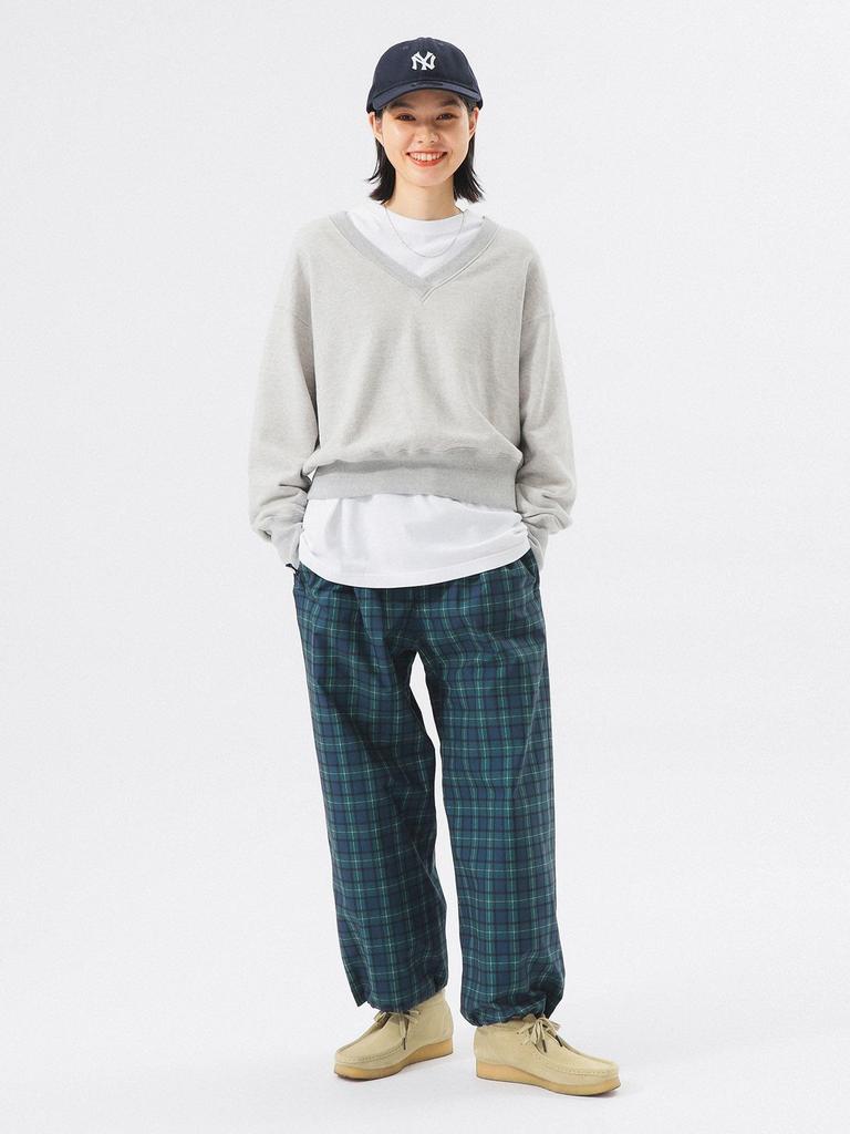 Beams Boy Work Pants [Special Order] Gramicci/Ripstop Slacks Women's BLACKWATCJ FREE