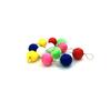 12-Piece Christmas Tree Ornament Set: 3cm Colorful Winding Balls