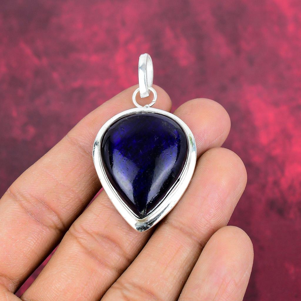 Blue Flash Labradorite Handmade Pendant, Natural Gemstone Jewelry, 925 Solid Sterling Silver Pendant Jewelry, For Gift
