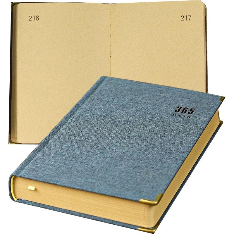 A5 Minimalist Vintage Kraft Paper Planner 365-Day Thick Blank Notebook for Journaling Love Diary