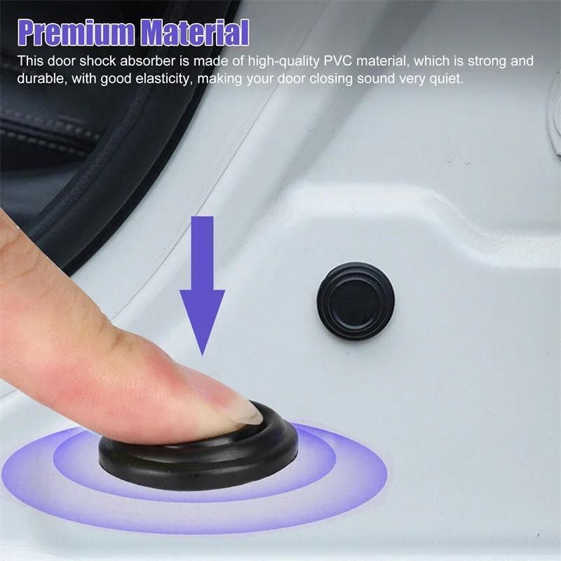 Car Door Anti-Collision Silicone Pads Shock Absorber Gasket Anti-shock Protection Soundproof Silent Buffer Stickers Accessories