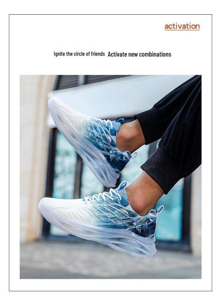 Putian Men's Breathable Summer Sports Running Shoes - 2025 Shock Absorption Mesh, Durable and Stylish for Youth.