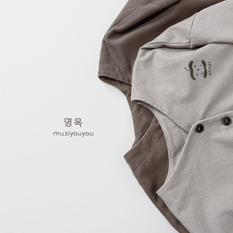Korean Style Casual Long Sleeve Outerwear Jacket For Unisex Boys And Girls Kids