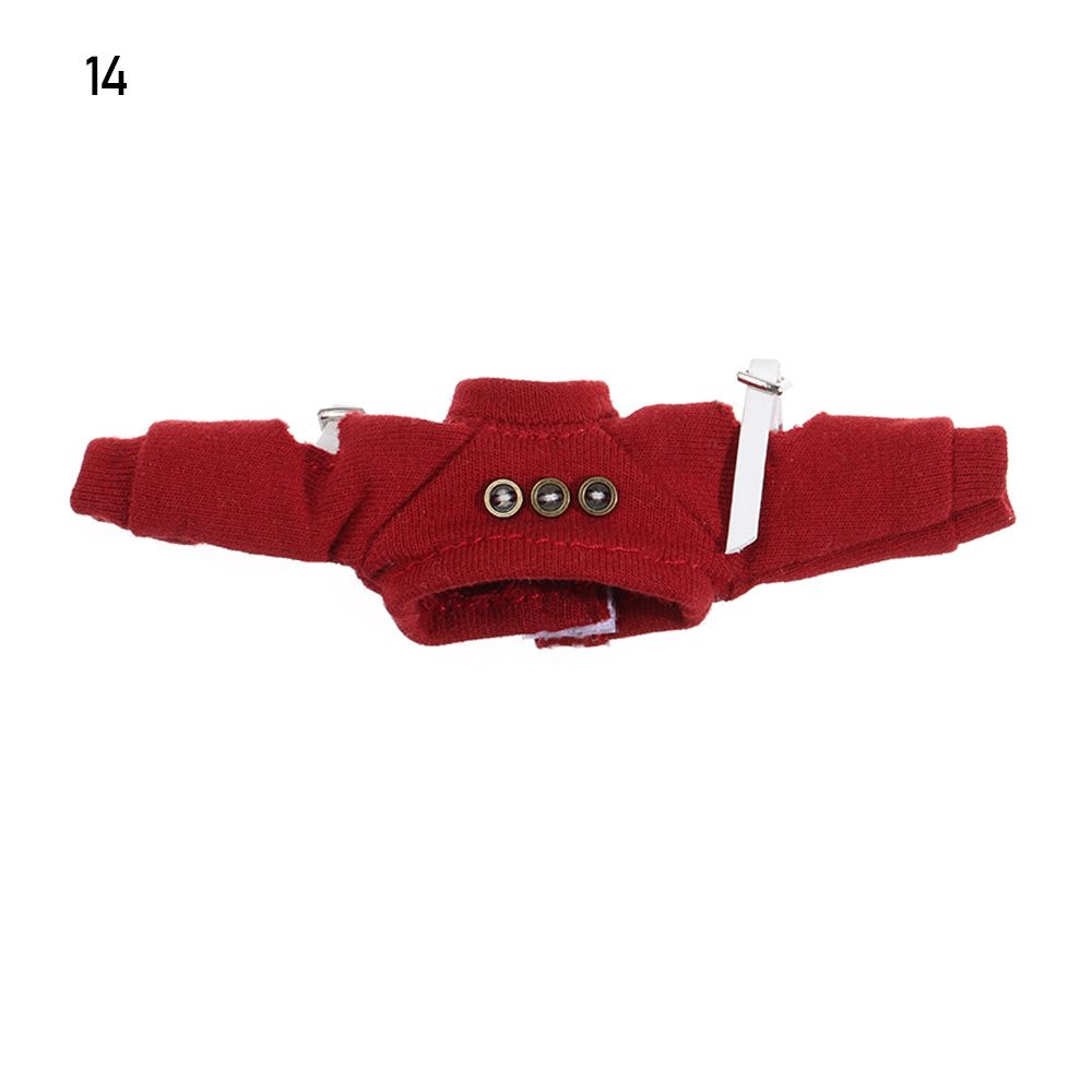 Cool 1/12 Dolls Kids Gift Toys Hoodies Doll Jeans PU Leather Jackets Fashion Ripped Pants