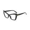 T-cat Eye Frame  New Anti-blue Light Mirror Female Fashion Retro Ins Lens Frame
