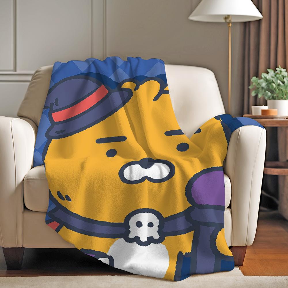 Cartoon cute K Ka K kaos F Friends Blanket For Sofa Office Bed Plane Travel Sleep Read Relax Camping Soft And Warm