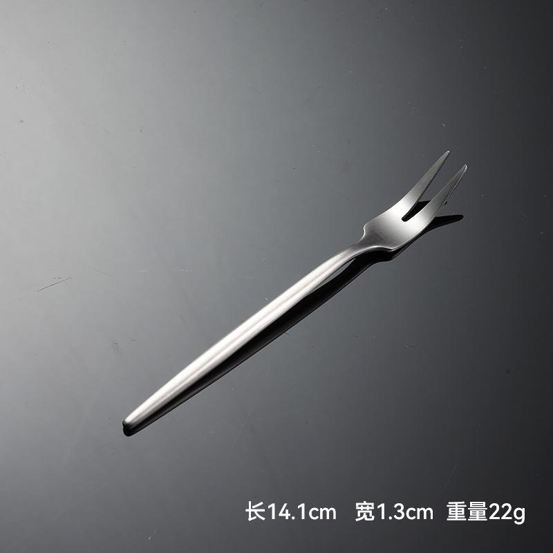 304 stainless steel matte Portuguese western food knives, forks and spoons multi-specification desserts restaurant value tableware gifts