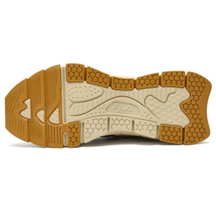 Fila Insetto Fabric Synthetic Leather TPU Comfortable Versatile Wear-Resistant Low-Top Casual Shoes Men Sneaker White Green F12M341106FWP