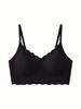 U-shaped Backless Lingerie for Women, Gathered with Chest Cushion, Worn with Hollowed Out Vest, One-piece Seamless Backless Sexy Bra