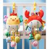New Baby Bed Hanging Drawstring Toy Newborn Baby Stroller Toy Cute Animal Educational Toys Hand Grip Plush Bebe Fun Bedtime Toys