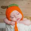 New Style Handmade Crocheted Color-blocked Bear Ears Fashionable Personalized Adult Pullover Hat