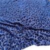 1yard Blue Color Leopard Print Stretchy Velvet Fabric African Lace Spandex Jacquard Fabric for DIY Sewing Clothing Dresses